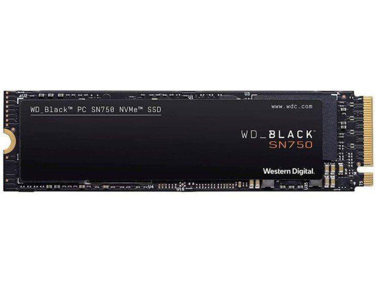 SSD 500GB WD BLACK SN750 NVMe M.2 2280 PCI-E 3.0 x4 64-layer 3D